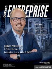 L’excellence est inscrite dans son ADN. Magazine Quebec Entreprise