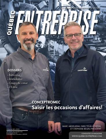 Conceptromec Saisir les occasions d'affaires! Magazine Quebec Entreprise